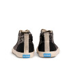 Sabatilles altes Mustang barefoot Free Emi negres per a nena amb animal print metal·litzat