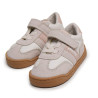 Zapatillas Mustang barefoot Free blancas y beige para niña con velcro
