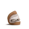 Zapatillas Mustang barefoot Free blancas y beige para niña con velcro