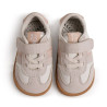 Zapatillas Mustang barefoot Free blancas y beige para niña con velcro
