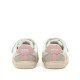 Zapatillas Mustang barefoot Free blancas y rosas para niña con velcro - Querol online