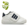 Sabatilles Mustang barefoot Free Baby blanques per a nen amb velcro