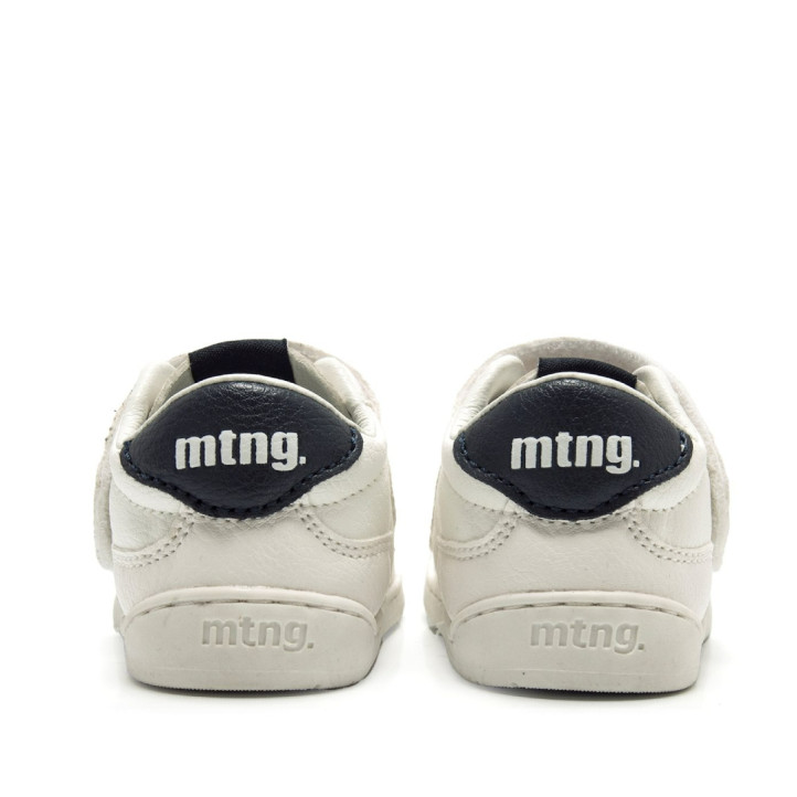 Zapatillas Mustang barefoot Free Baby blancas para niño con velcro - Querol online
