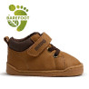 Sabates Mustang barefoot de nen marrons amb velcro i cordons elàstics