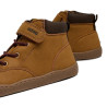 Botines Mustang barefoot Free de niño marrones con velcro y cordones elásticos