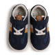 Sabatilles Mustang barefoot Free de nen blau marí amb detalls beix i camel - Querol online