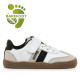 Sabatilles Mustang barefoot Free de nen blanques amb detalls negres i sola marró - Querol online
