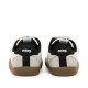 Zapatillas Mustang barefoot Free de niño blancas con detalles negros y suela marrón - Querol online
