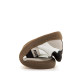 Zapatillas Mustang barefoot Free de niño blancas con detalles negros y suela marrón - Querol online