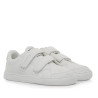 Zapatillas Mustang barefoot Free de niño blancas con doble velcro