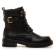 Botins Mustang de dona negres estil militar amb sivella - Querol online