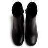 Botins de taló Mustang New 67 de dona negres amb taló alt i plataforma