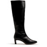 Botas tacón Mustang Gala de mujer negras de caña alta con tacón