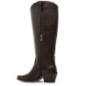 Botas Mustang Texas de mujer negras estilo cowboy con tacón bajo