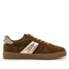 Sabatilles Mustang Roy de dona marrons amb detalls daurats i glitter