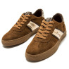 Zapatillas Mustang Roy de mujer marrones con detalles dorados y glitter