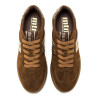 Sabatilles Mustang Roy de dona marrons amb detalls daurats i glitter