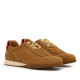Zapatillas Mustang Alana de mujer color cuero con detalles burdeos - Querol online
