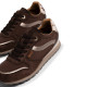 Sabatilles Mustang Marei de dona marrons amb detalls metal·litzats i animal print - Querol online
