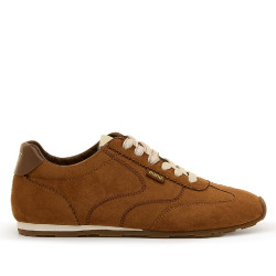 Zapatillas Mustang Janet de mujer marrones de estilo retro con suela de goma - Querol online