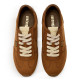 Zapatillas Mustang Janet de mujer marrones de estilo retro con suela de goma - Querol online