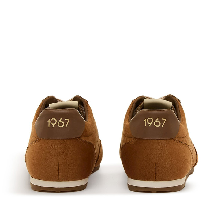 Zapatillas Mustang Janet de mujer marrones de estilo retro con suela de goma - Querol online