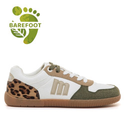 Sabatilles Mustang barefoot Free Aria de dona blanques i verdes amb animal print