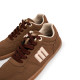 Zapatillas Mustang barefoot Free Aria de mujer marrones con detalles rosa pastel - Querol online