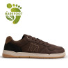 Zapatillas deportivas Mustang barefoot Free Miami de hombre marrón chocolate con suela caramelo