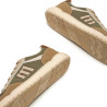 Sabatilles esportives Mustang barefoot Free Miami d'home verd caqui amb detalls beix