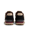 Sabatilles esportives Mustang Joggo Track d'home marrons amb detalls granats i sola dentada