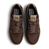 Zapatillas deportivas Mustang Joggo Track de hombre marrones con detalles granates y suela dentad