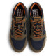 Zapatillas deportivas Mustang Joggo Track de hombre verde kaki y azul marino con detalles camel - Querol online