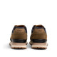 Zapatillas deportivas Mustang Joggo Track de hombre verde kaki y azul marino con detalles camel - Querol online