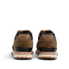 Zapatillas deportivas Mustang Joggo Track de hombre verde kaki y azul marino con detalles camel