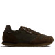 Zapatillas deportivas Mustang Porland Classic de hombre marrón kaki con detalles de ante estilo retro - Querol online