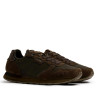 Zapatillas deportivas Mustang Porland Classic de hombre marrón kaki con detalles de ante estilo retro