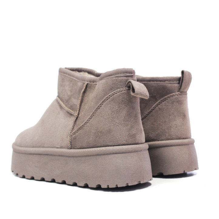 Botins Querol australians de dona color talp amb plataforma i folre de pèl - Querol online