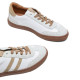 SNEAKERS DEPORTIVAS PIEL BLANCO Y BEIGE CHLOE PORRONET - Querol online