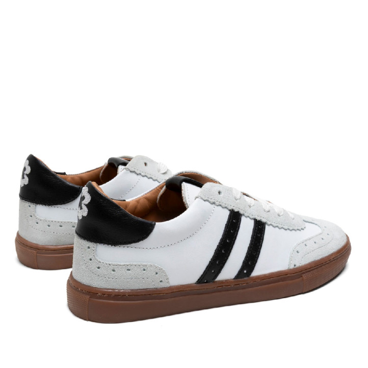 SNEAKERS DEPORTIVAS BLANCO Y NEGRO CHLOE PORRONET - Querol online