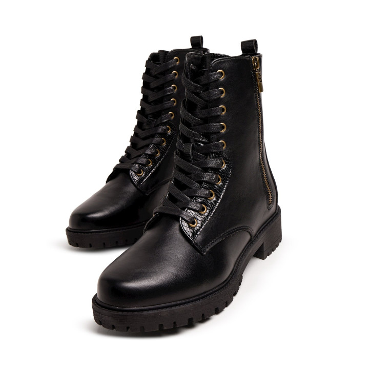 BOTINES DE MUJER MUSTANG CAMPA NEGRO 56260 63866 - Querol online