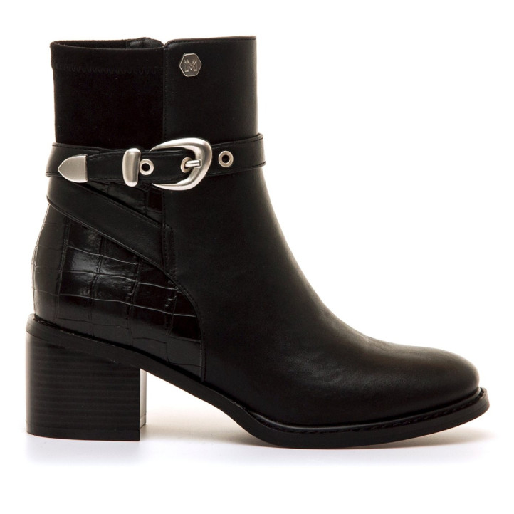 BOTINES DE MUJER MARIAMARE ONORE NEGRO 63784 63838 - Querol online