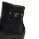 Botins Nero Giardini de pell negra per a dona amb taló de bloc de 8 cm i plataforma - Querol online