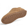 Sabatilles Pepe Jeans Daze de dona marrons de camussa amb acabat daurat