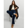 Sabatilles Pepe Jeans Daze de dona marrons de camussa amb acabat daurat
