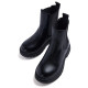 Botines Gioseppo de niña negros estilo Chelsea con elásticos laterales y tachuelas - Querol online