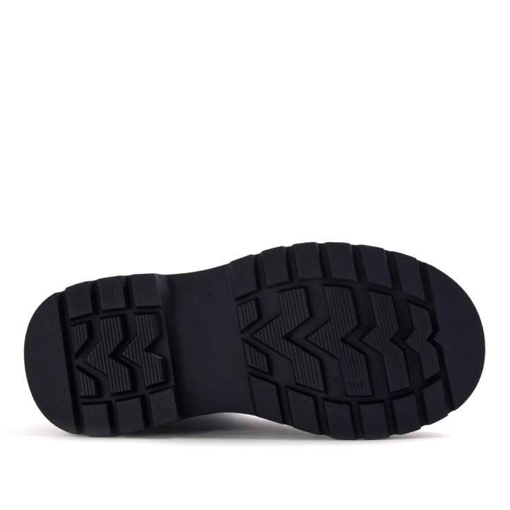 Botins Gioseppo de nena negres estil Chelsea amb elàstics laterals i tatxes - Querol online