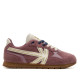 Zapatillas KAOTIKO Seattle Mauve de piel serraje en color malva con detalles crema y dorados - Querol online