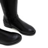 BOTAS ALTAS DE PIEL CON CREMALLERA JARA NEGRO PORRONET