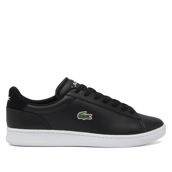 Sabatilles Lacoste Carnaby Set d'home negres de pell amb sola blanca - Querol online
